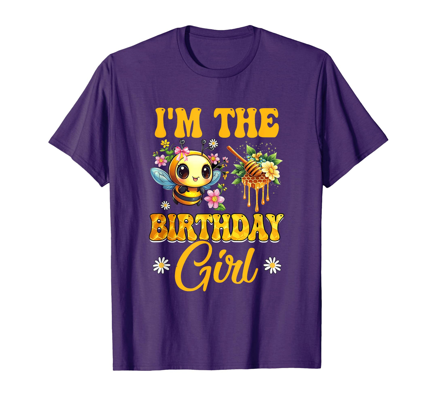 I'm The Birthday Girl Bee Family Birthday Party T-Shirt