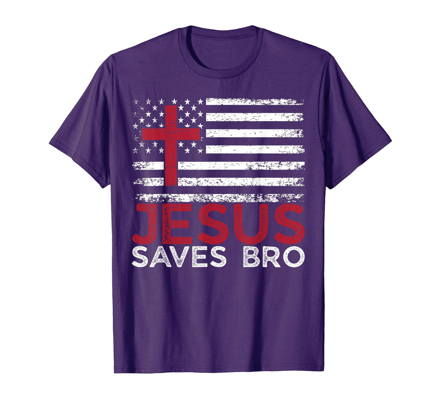 Jesus Saves Bro Christian Faith God Religious Believer T-Shirt