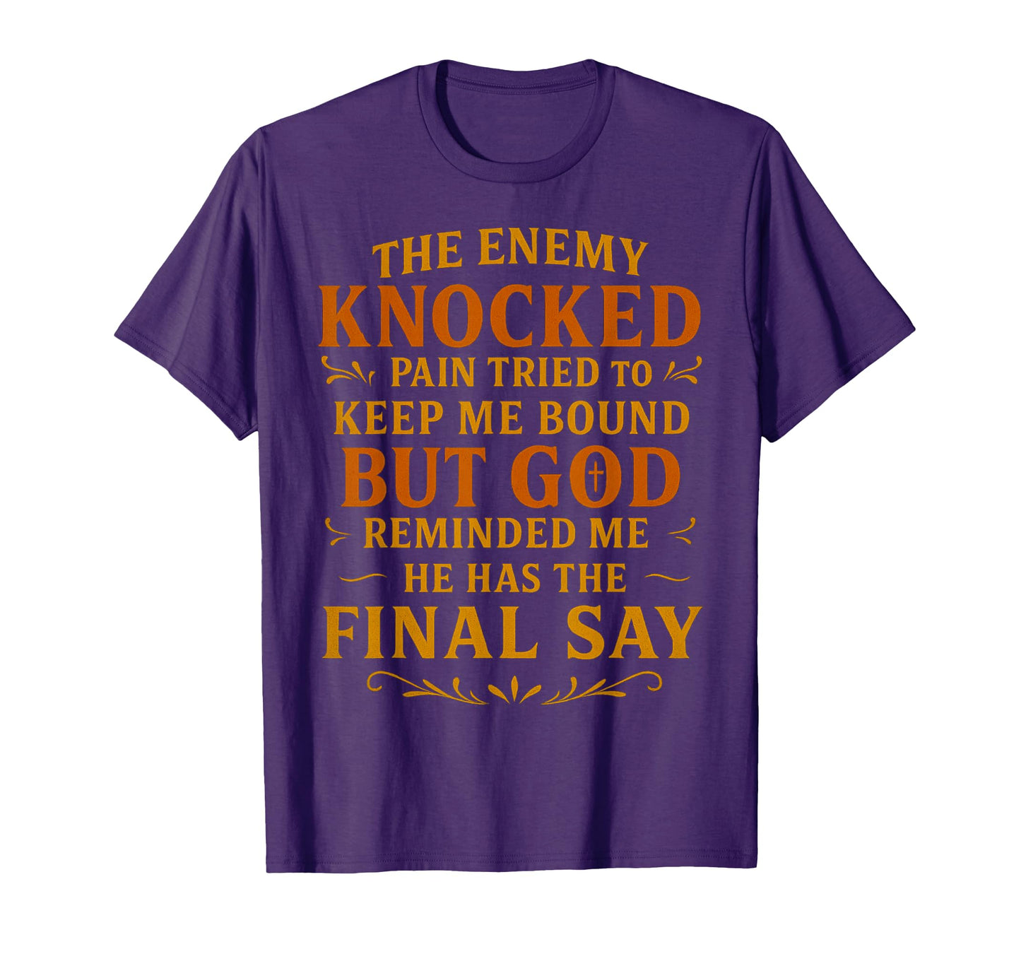 Inspirational Christian Religious Faith Based God Themed Men T-Shirt