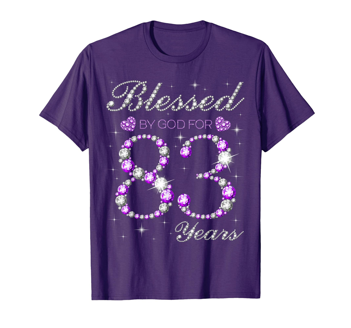 Blessed By God For 83 Years Old 83rd Birthday Party B-day T-Shirt