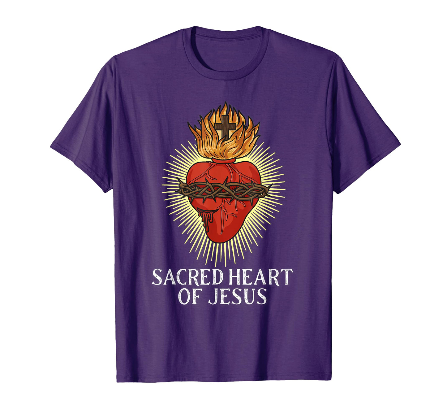 Sacred Heart Of Jesus Traditional Catholic T-Shirt