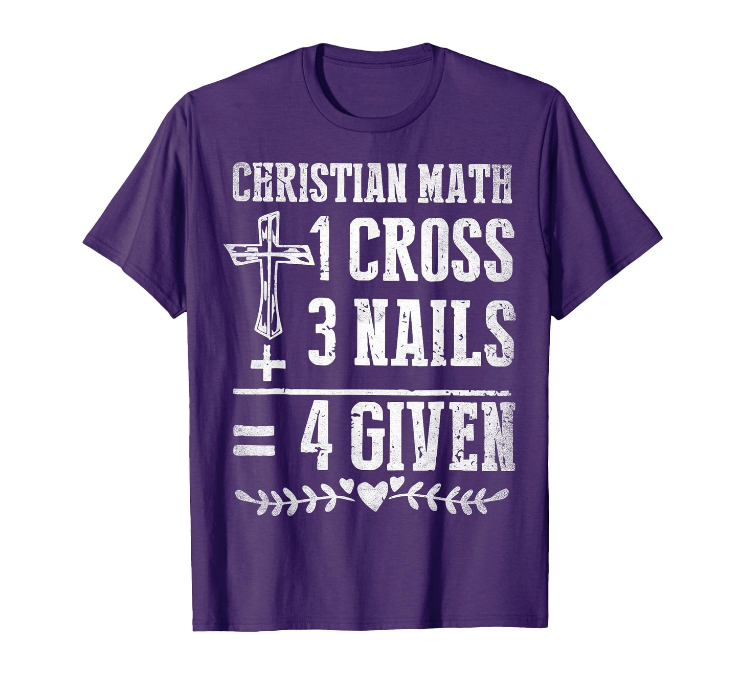Christian Math God Worshiper Christ Follower Religion Funny T-Shirt