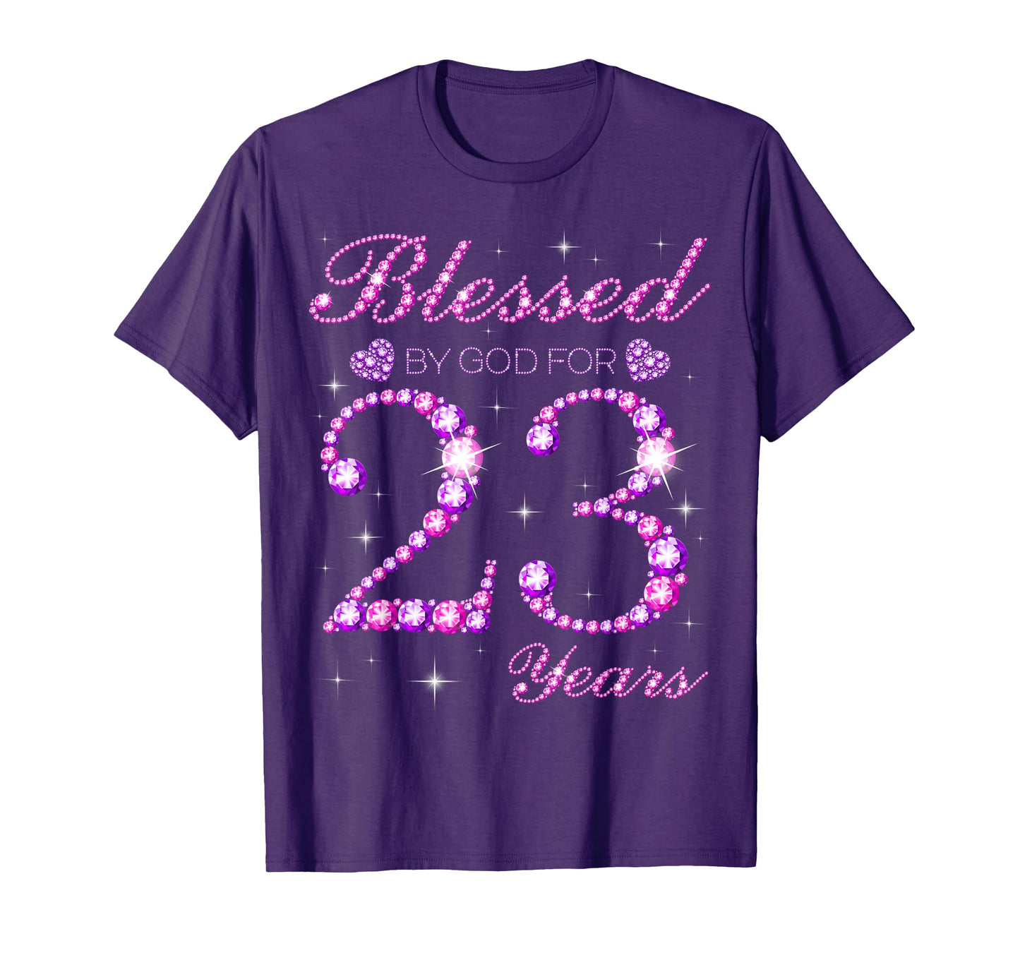 Blessed by God for 23 Years Old 23rd Birthday Party T-Shirt