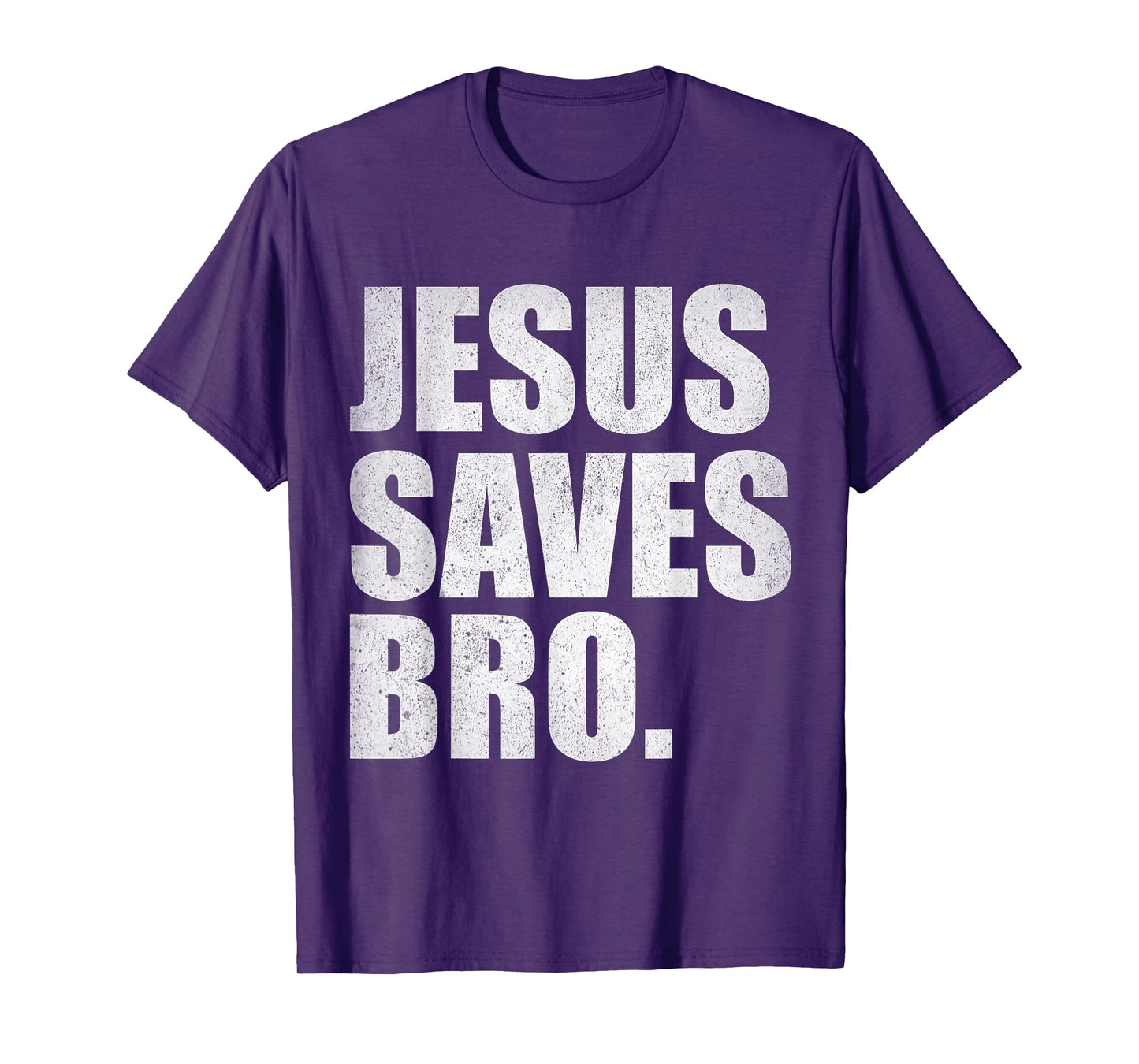 Jesus Saves Bro - Vintage Funny Christian Religion T-Shirt