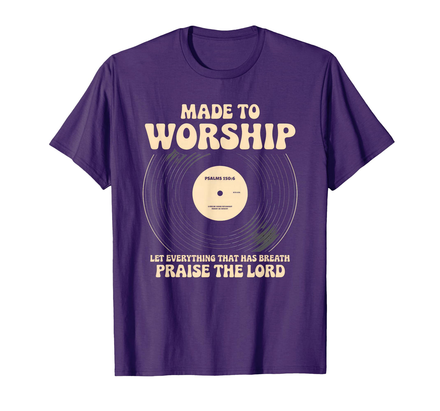 Worship Tshirt Christian Music Retro Cassette Psalms 150:6 T-Shirt
