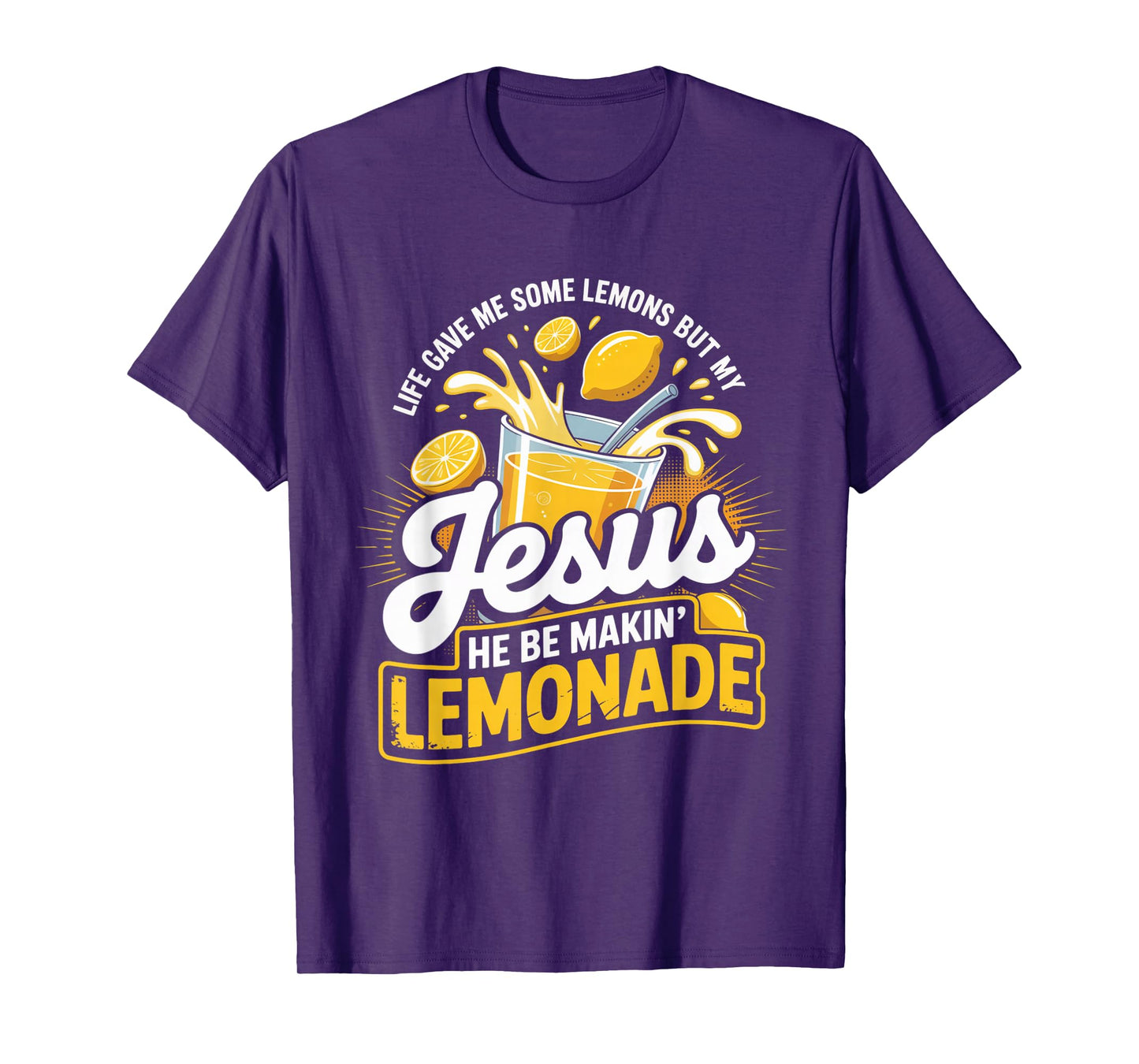Life Gave Me Lemons Jesus Lemonade Funny Christian Humor T-Shirt