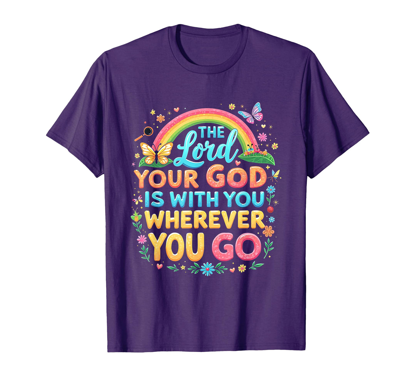 The Lord Your God Christian VBS 2025 True North Road Trip T-Shirt