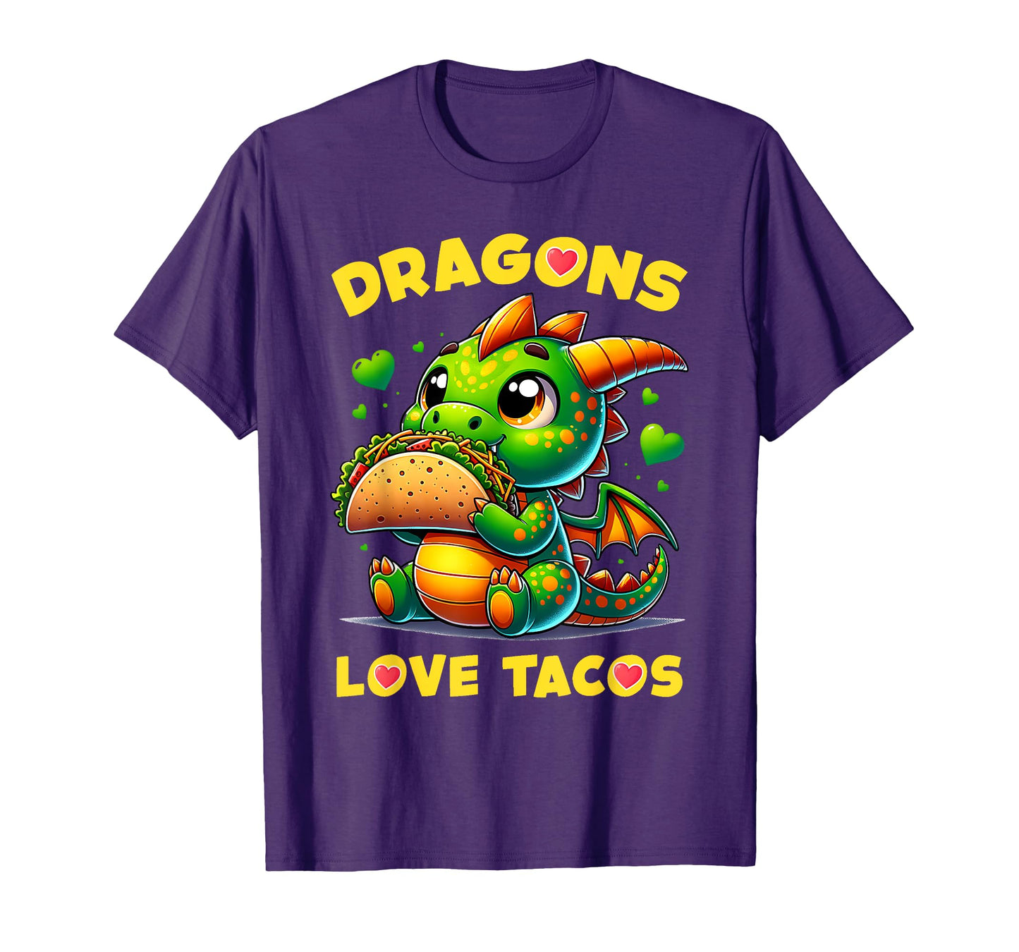 Dragons Love Tacos Cute Cinco De Mayo Mexican Food Kids Boys T-Shirt