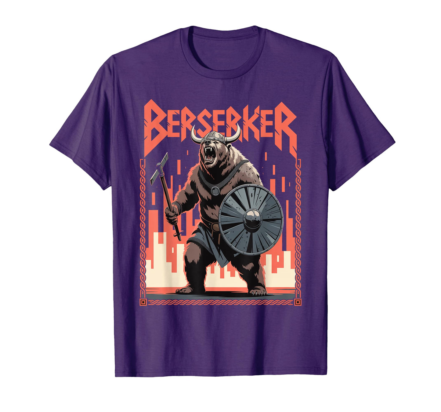Viking Berserker Strength - Norse Bear T-Shirt