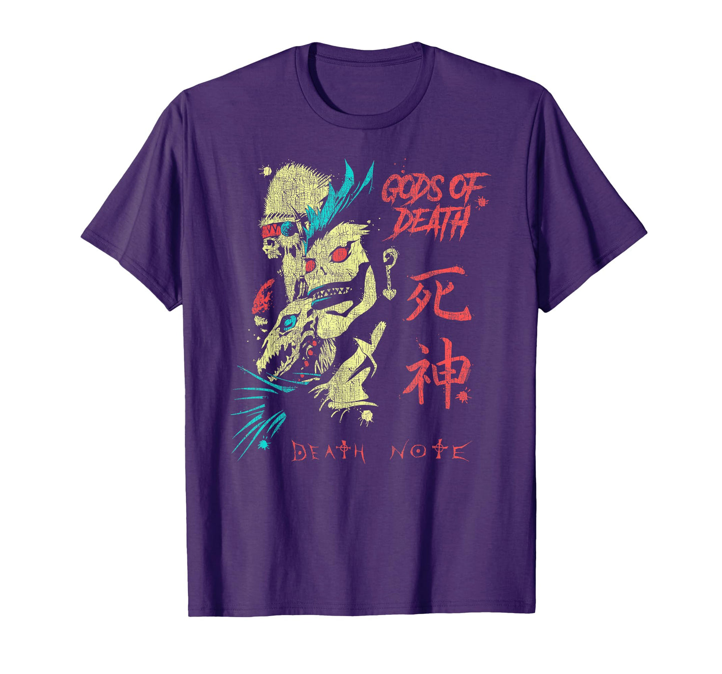 Death Note Vintage Style Shinigami Gods of Death Anime T-Shirt