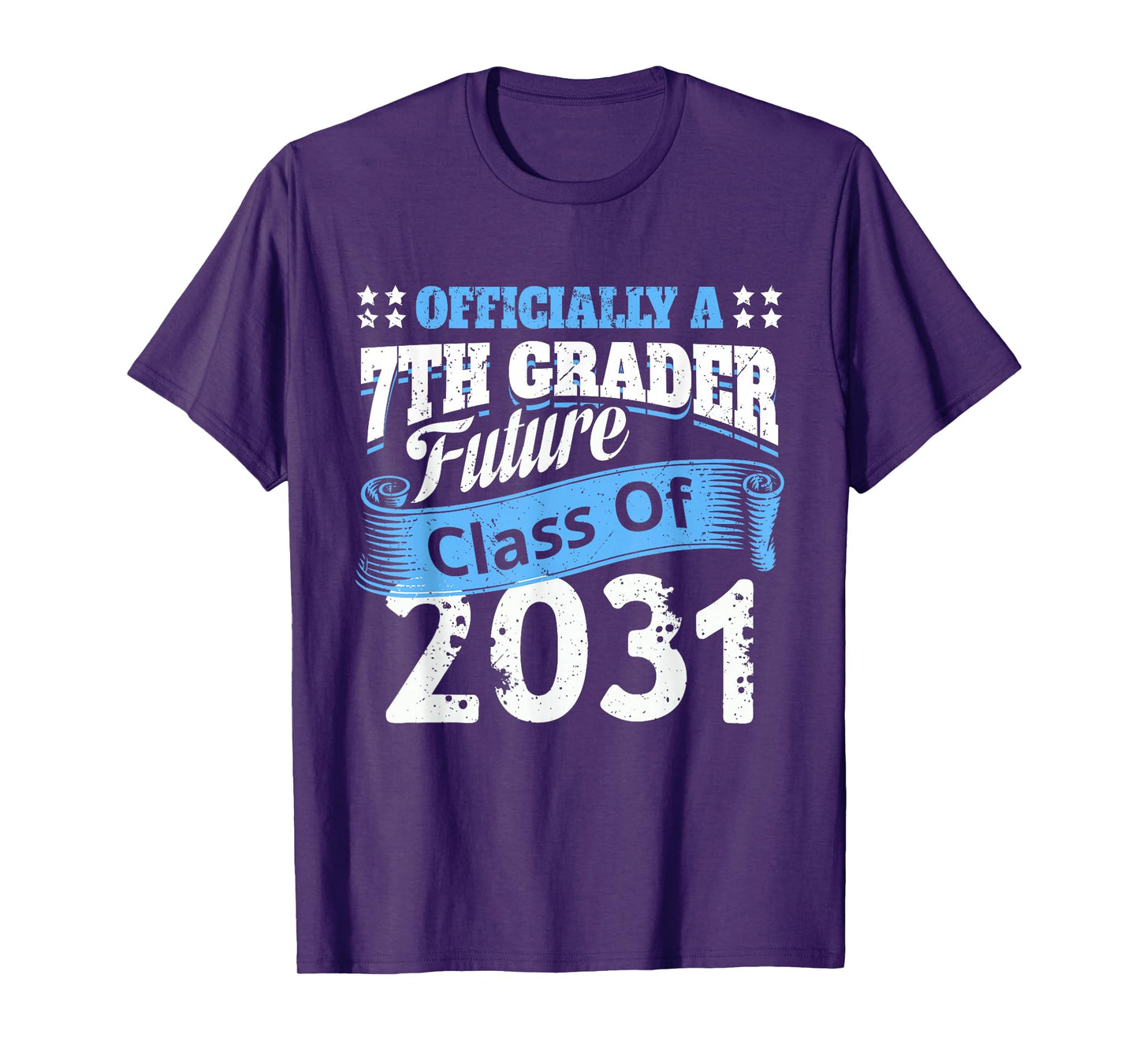 Officially 7th Grader Class of 2031 Fun First Day of School T-Shirt