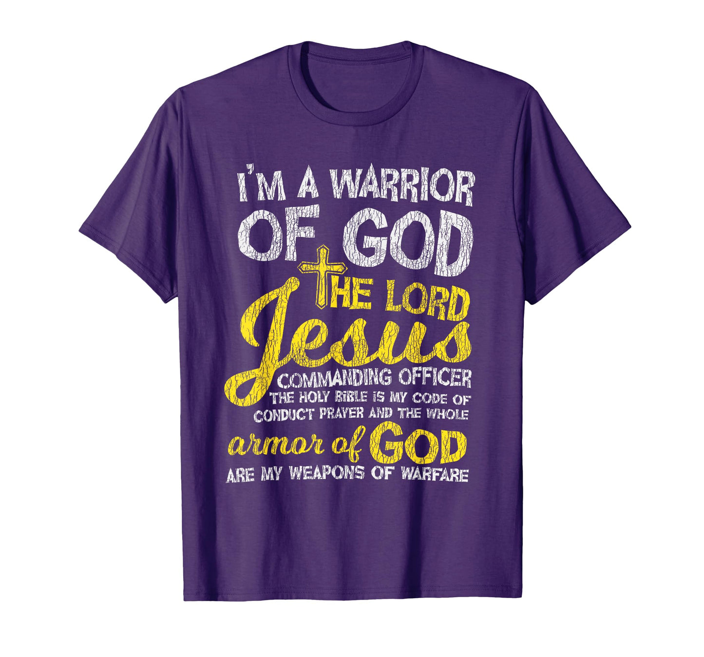 The Lord Jesus Armor Of God Cross Faith Christian Bible Gift T-Shirt