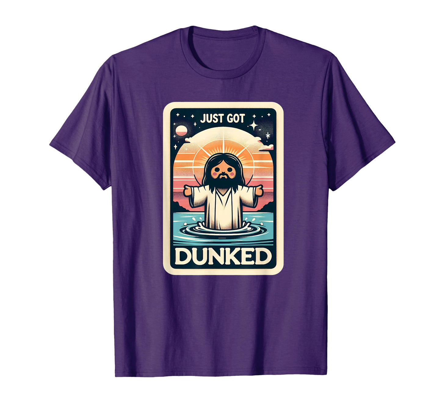 Just Got Dunked Made Christian New Jesus Kids Baptism Tarot T-Shirt