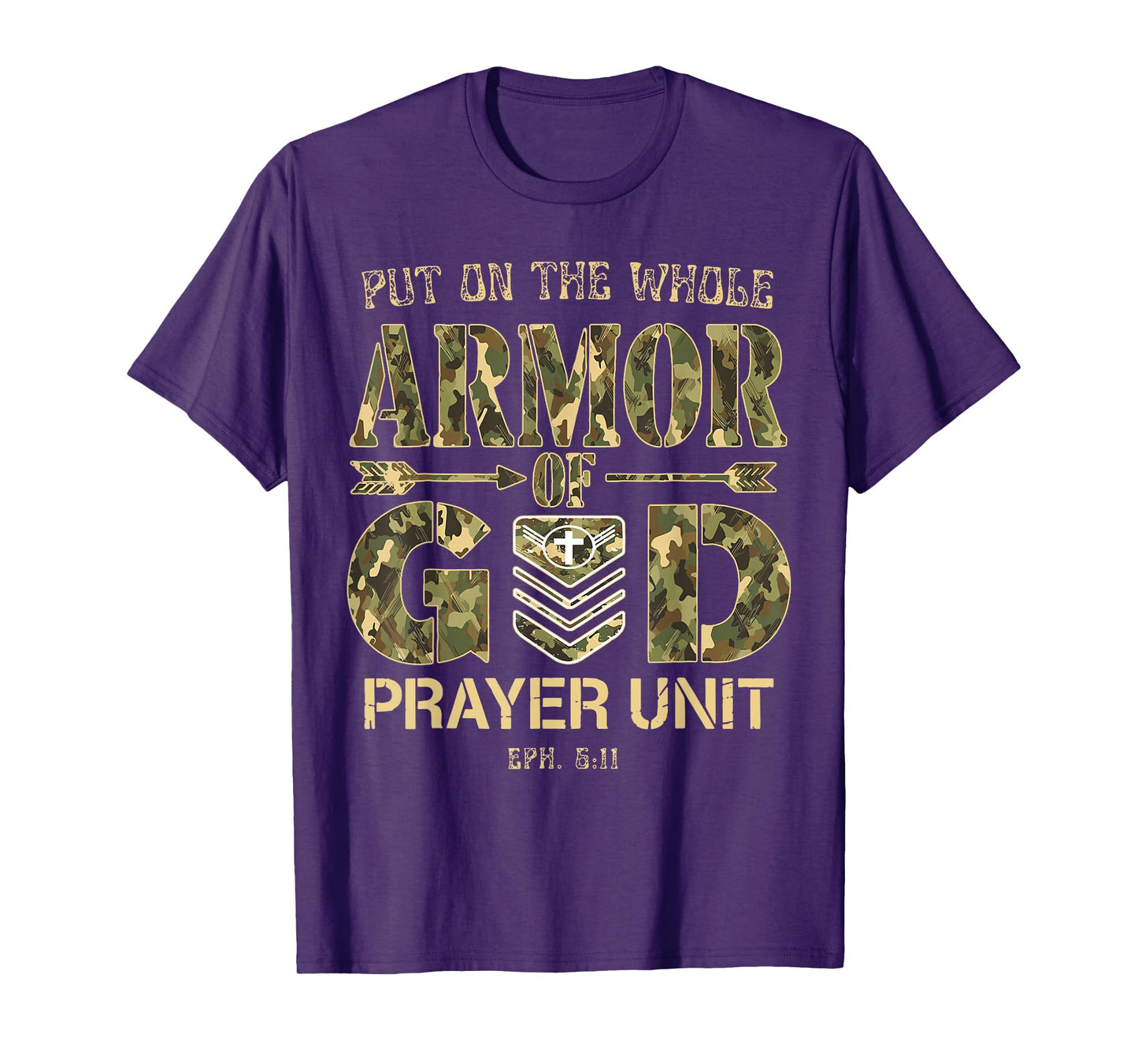 Put On The Full Armor of God - Christian Religious Bible T-Shirt