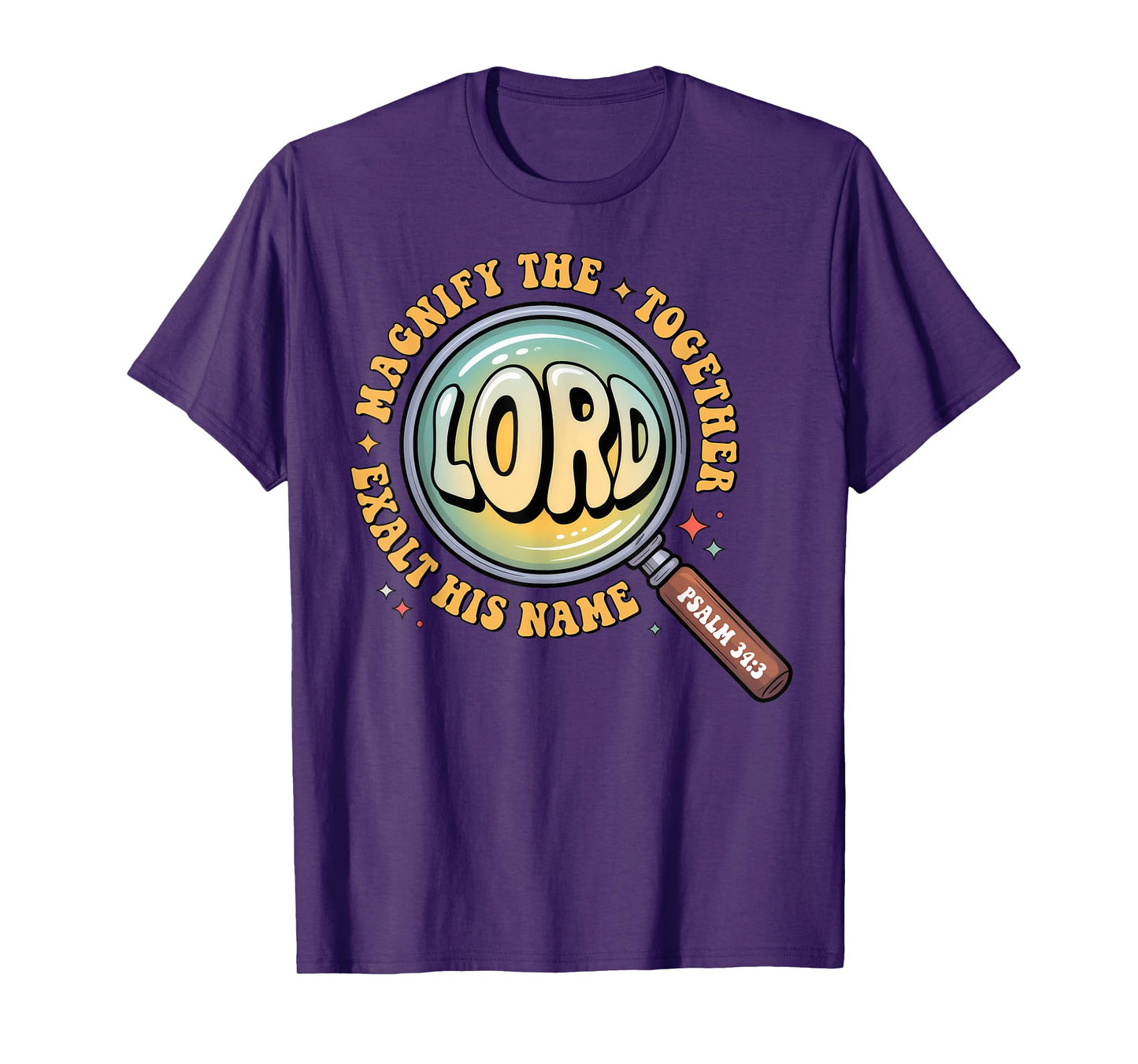 Magnify The Lord Bible Verse Magnified VBS 2025 Summer Camp T-Shirt