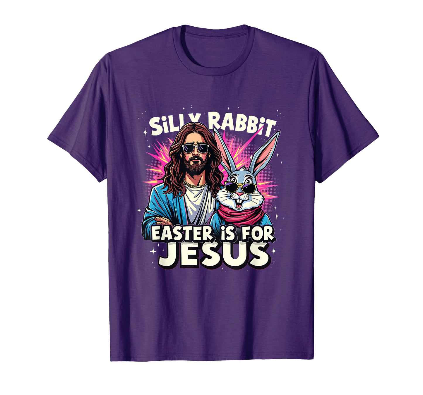 Easter Jesus Silly Rabbit Christian Faith Easter Day Costume T-Shirt