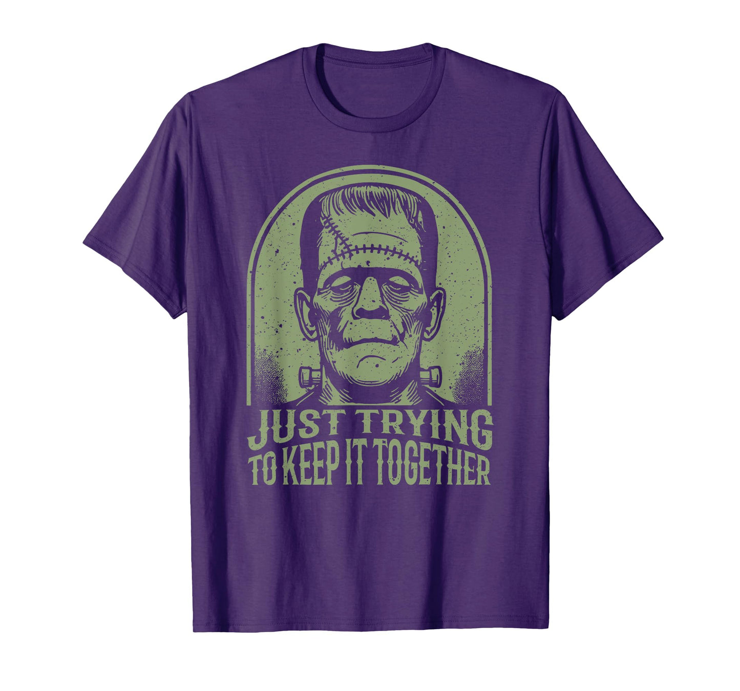 Retro Frankenstein Monster Just Trying to Keep it Together T-Shirt