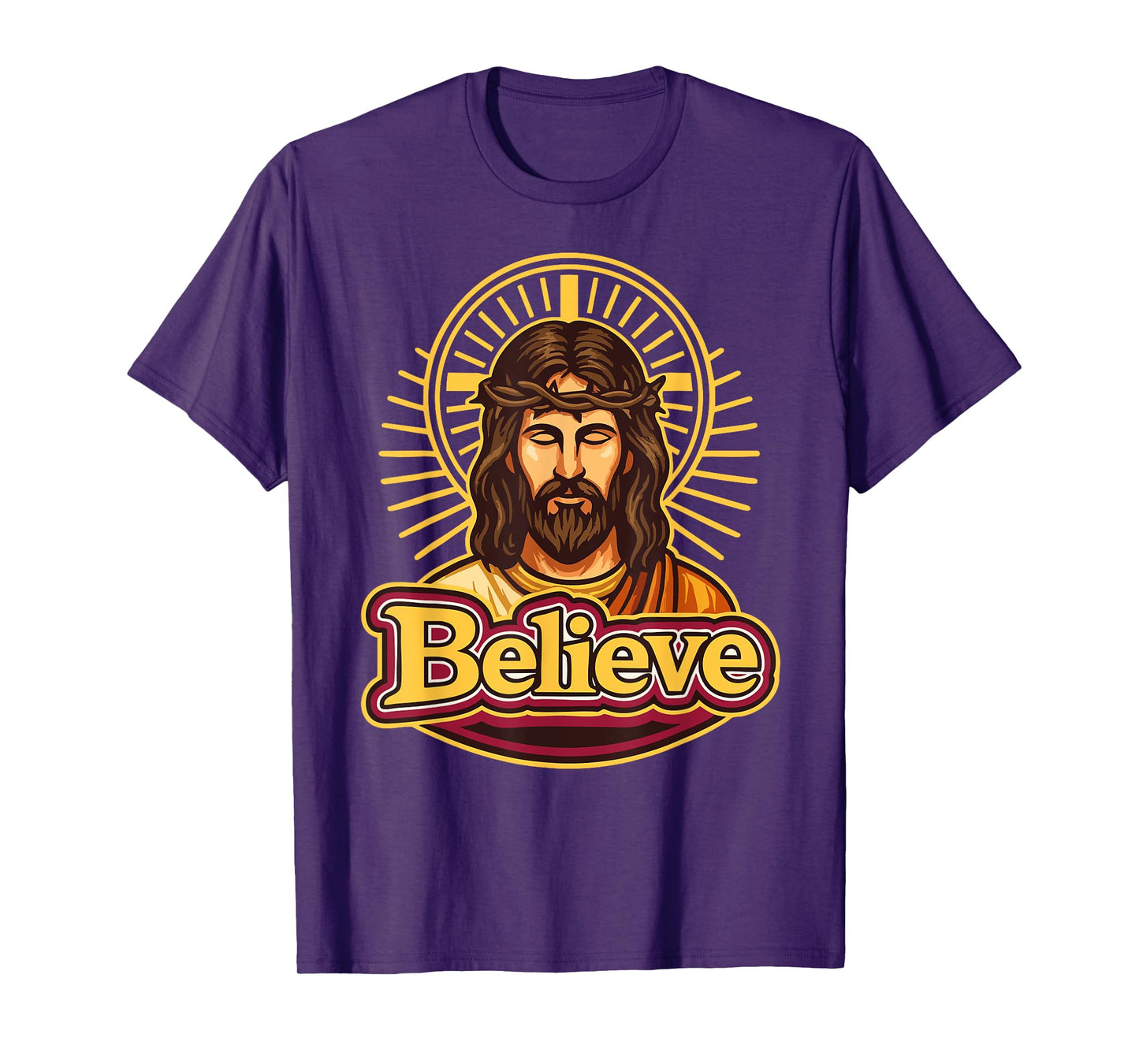Christian Believe Jesus Christ Faith Savior Design T-Shirt