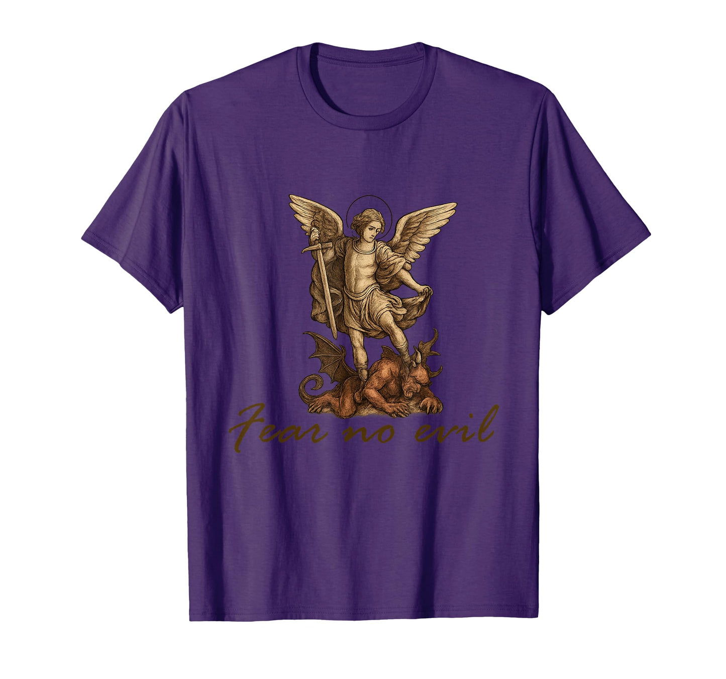 Archangel Michael Fear No Evil T-Shirt