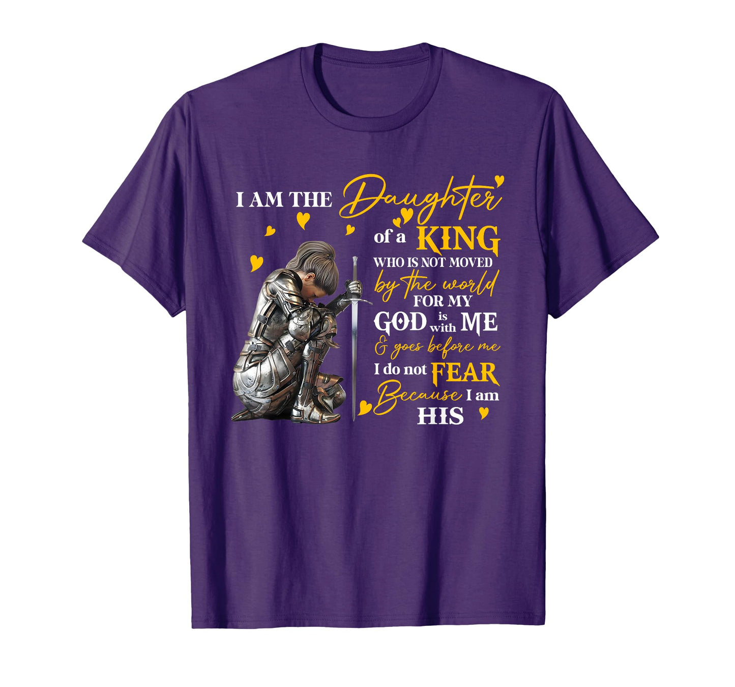 I Am The Daughter Of The King Who Is Not Moved By The World T-Shirt