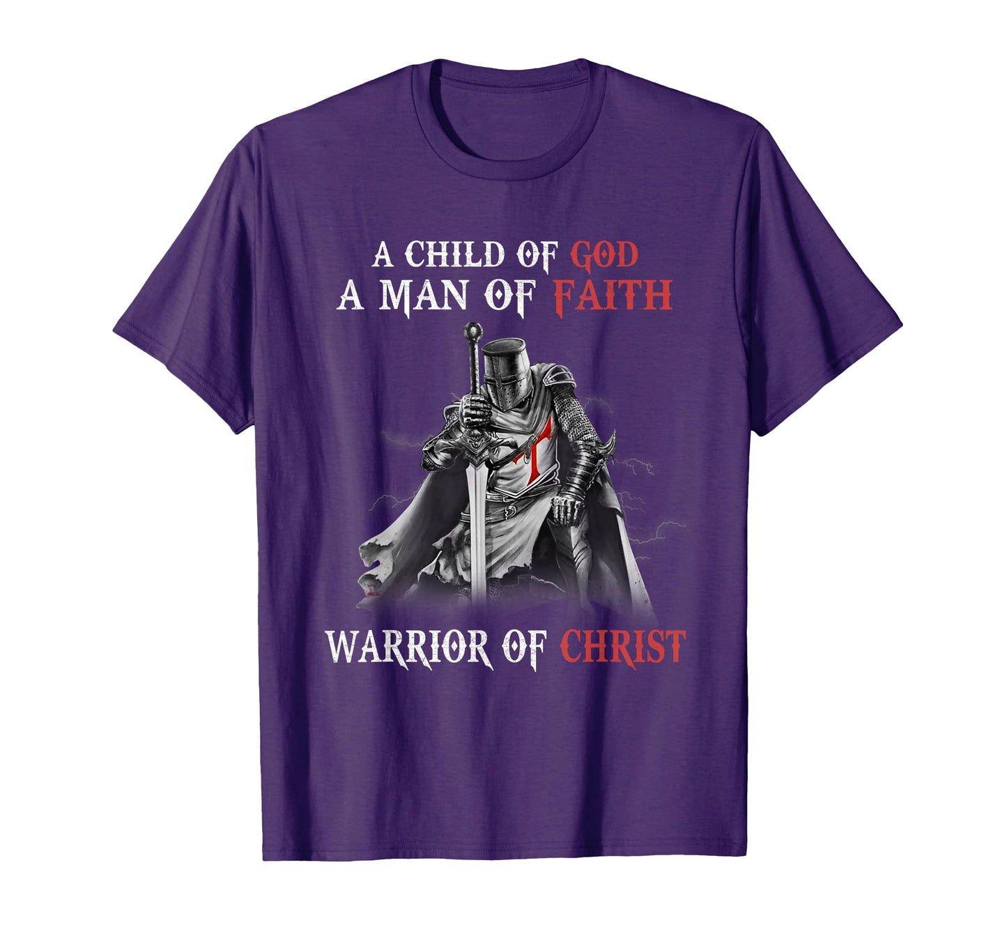 Knight Templar Faith A Warrior Of Christ T-Shirt