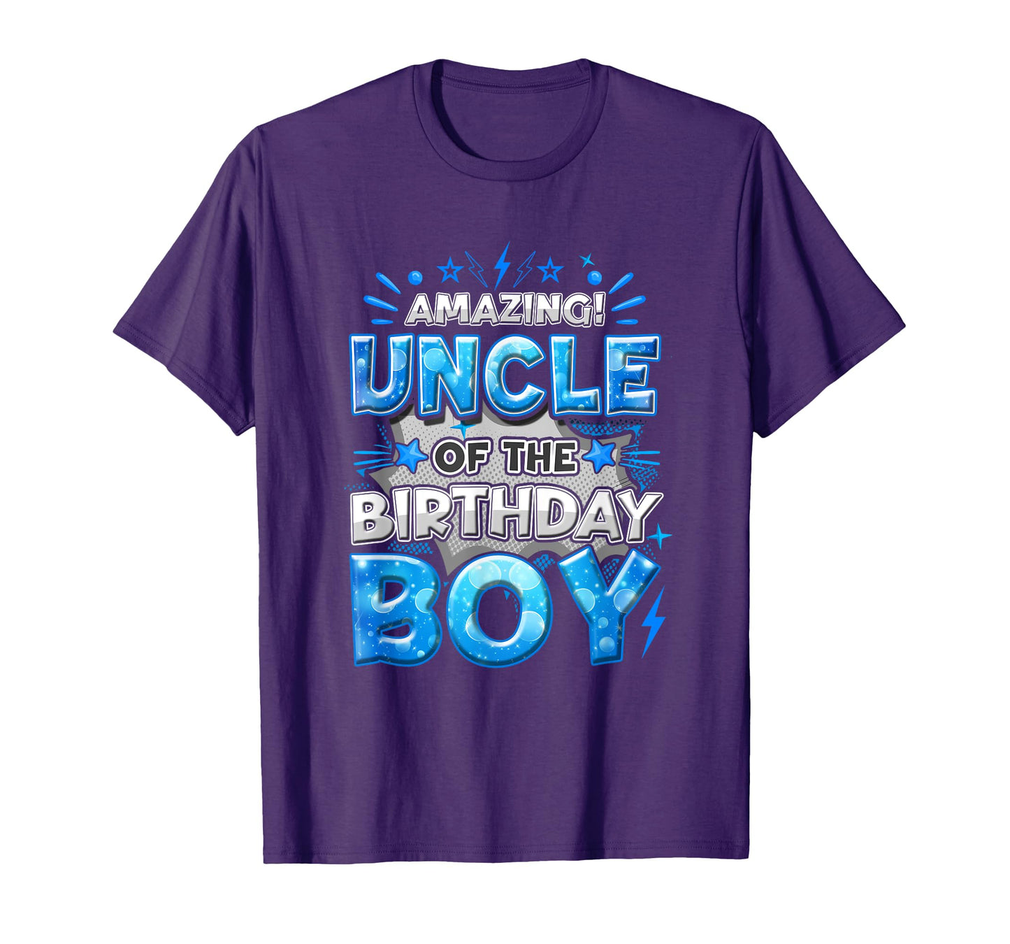 Amazing Uncle Of The Birthday Boy Matching Family Party T-Shirt