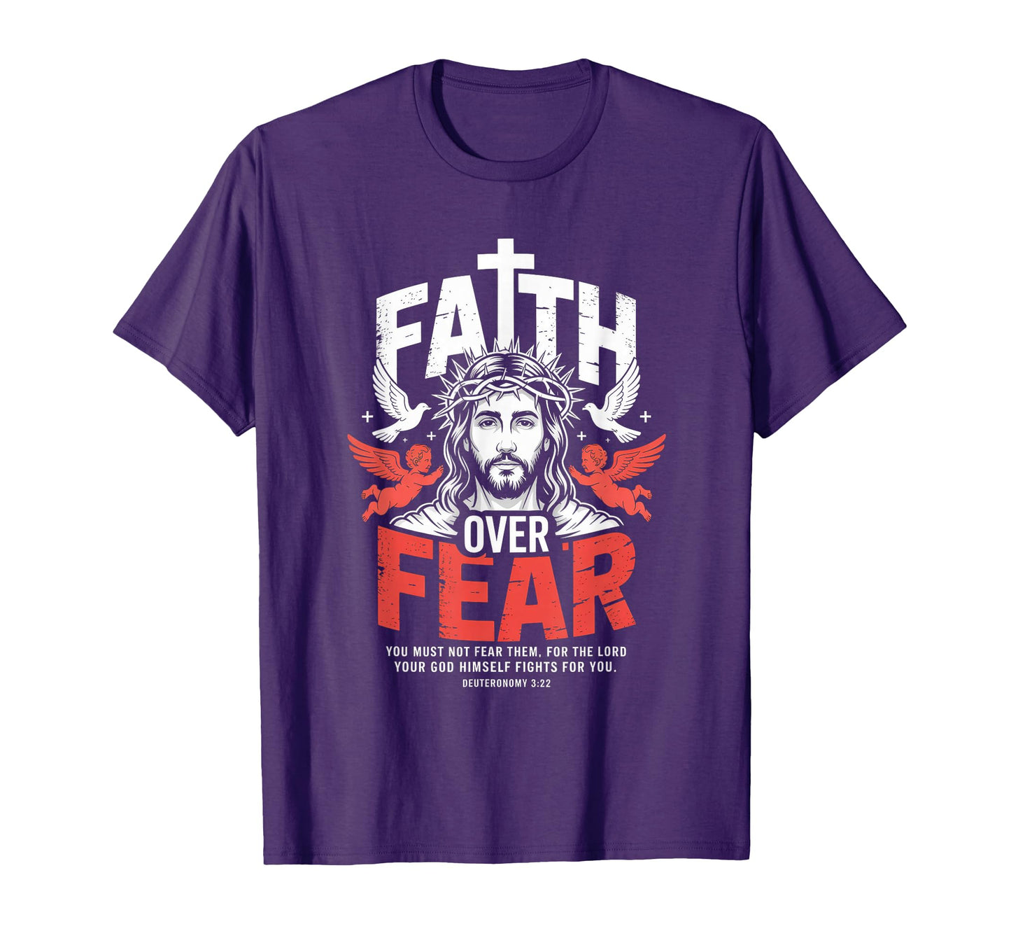 Faith Over Fear Christian Streetwear T-Shirt