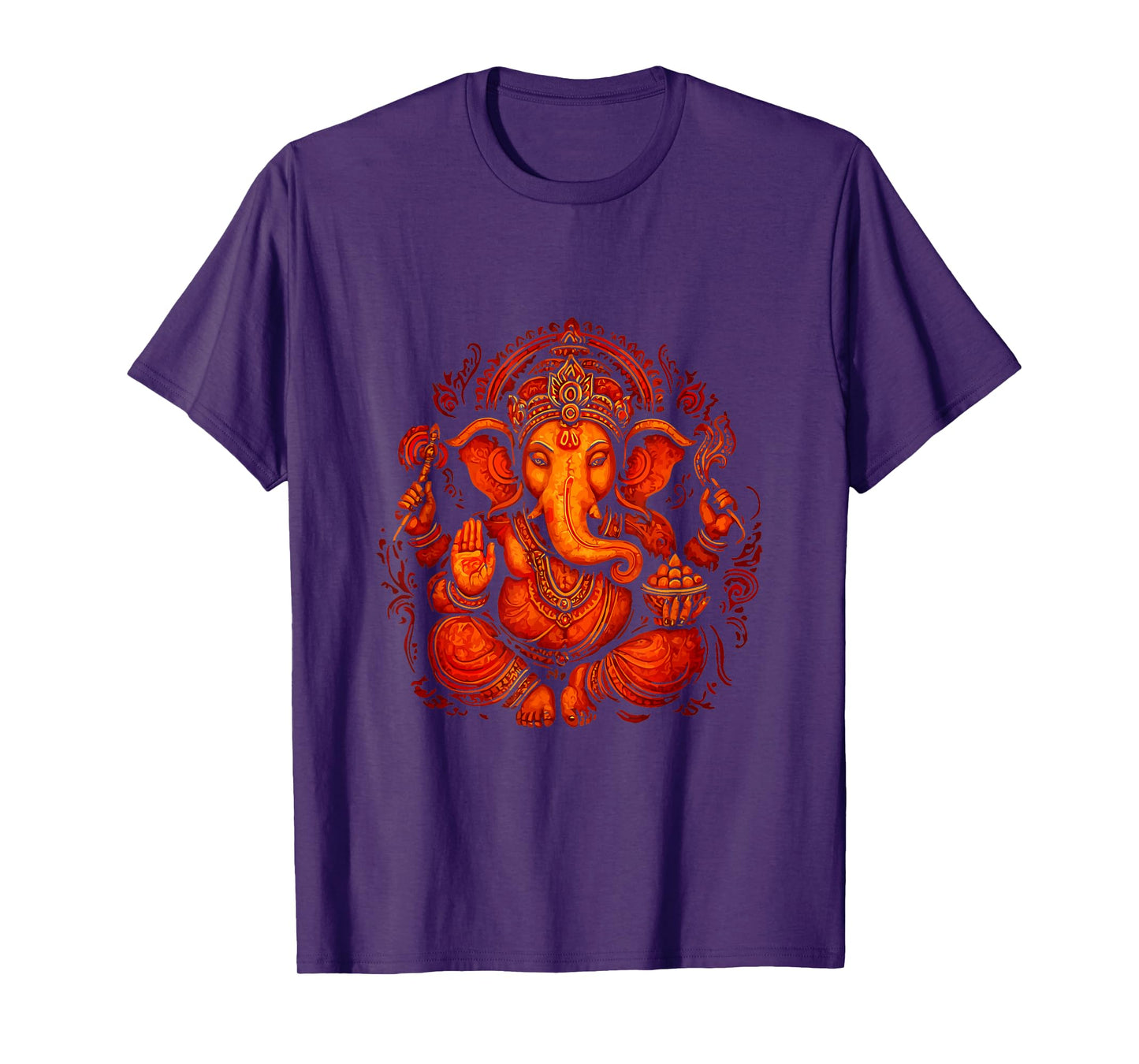 Ganesh Symbol Yoga Hindu Elephant God Ganesha Puja T-Shirt