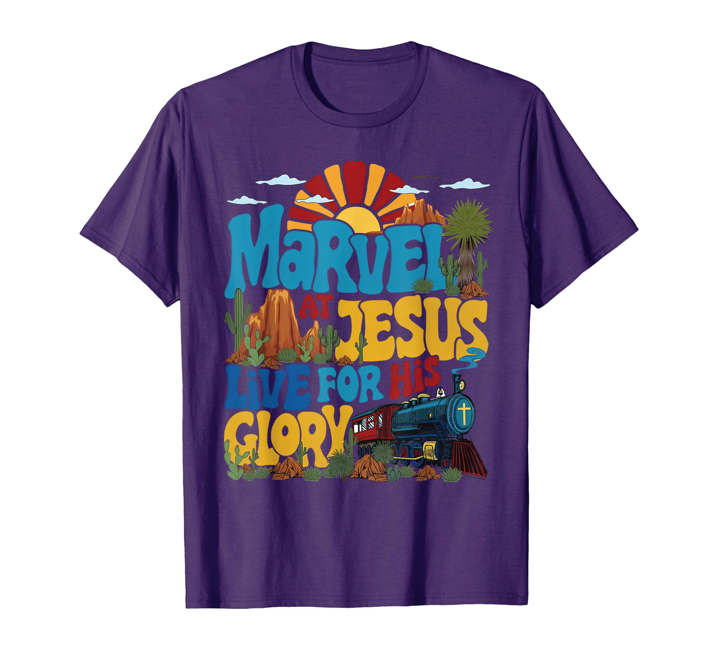 Marvel At Jesus VBS 2025 Live For Jesus's Glory Christian T-Shirt