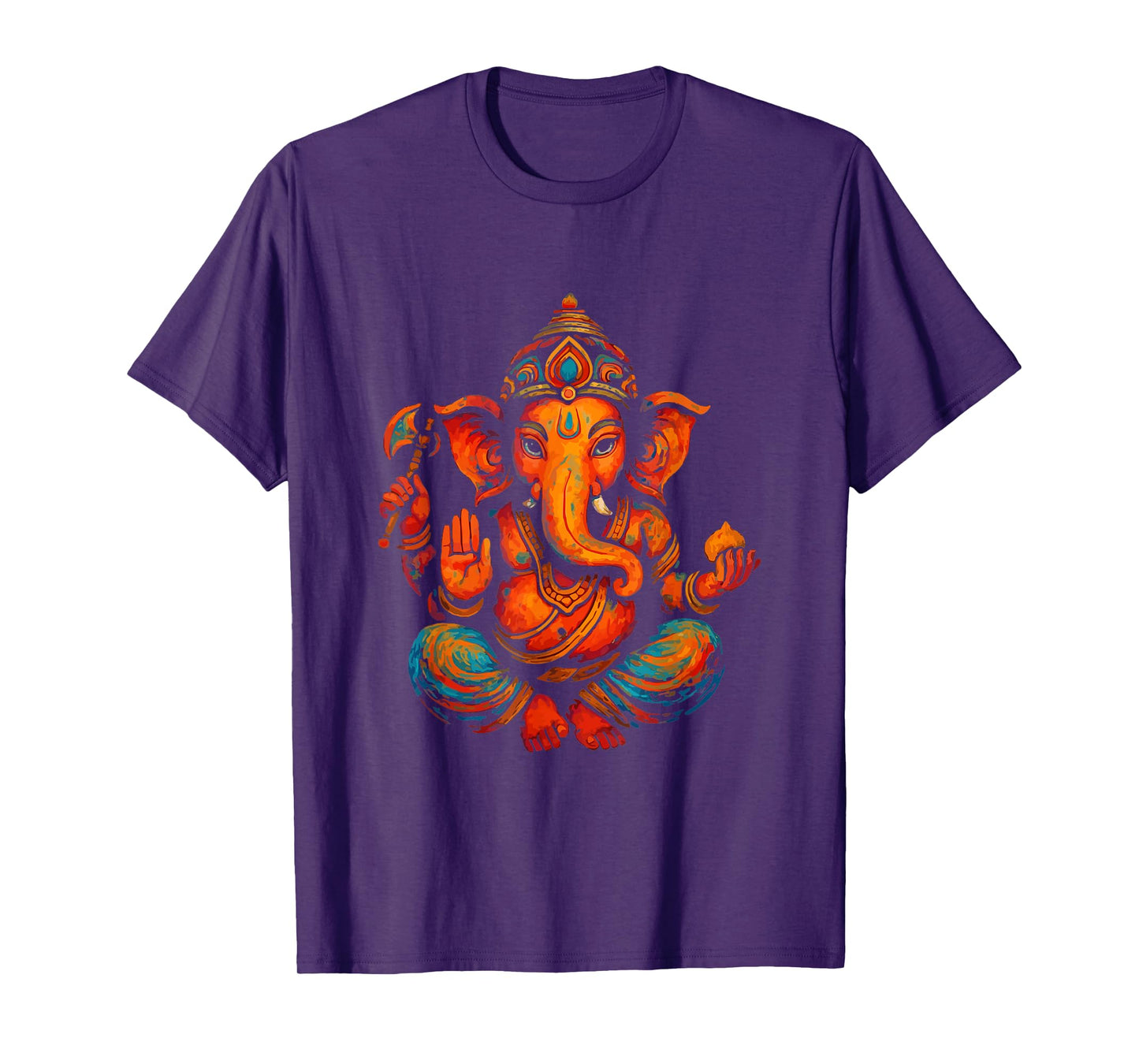 Ganesh Symbol Yoga Hindu Elephant God Ganesha Puja T-Shirt