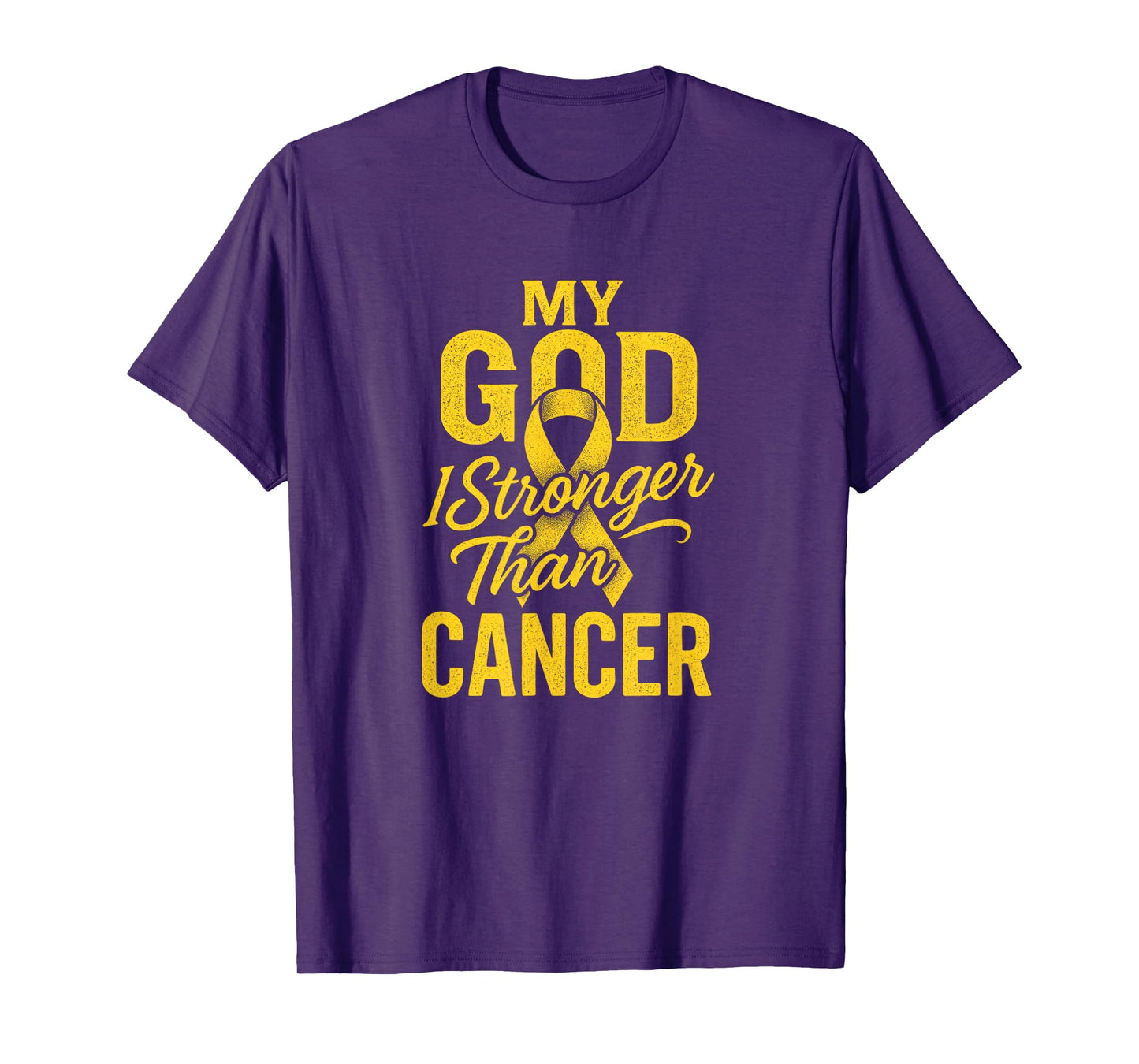 My God is Stronger - Cancer Awareness Support T-Shirt