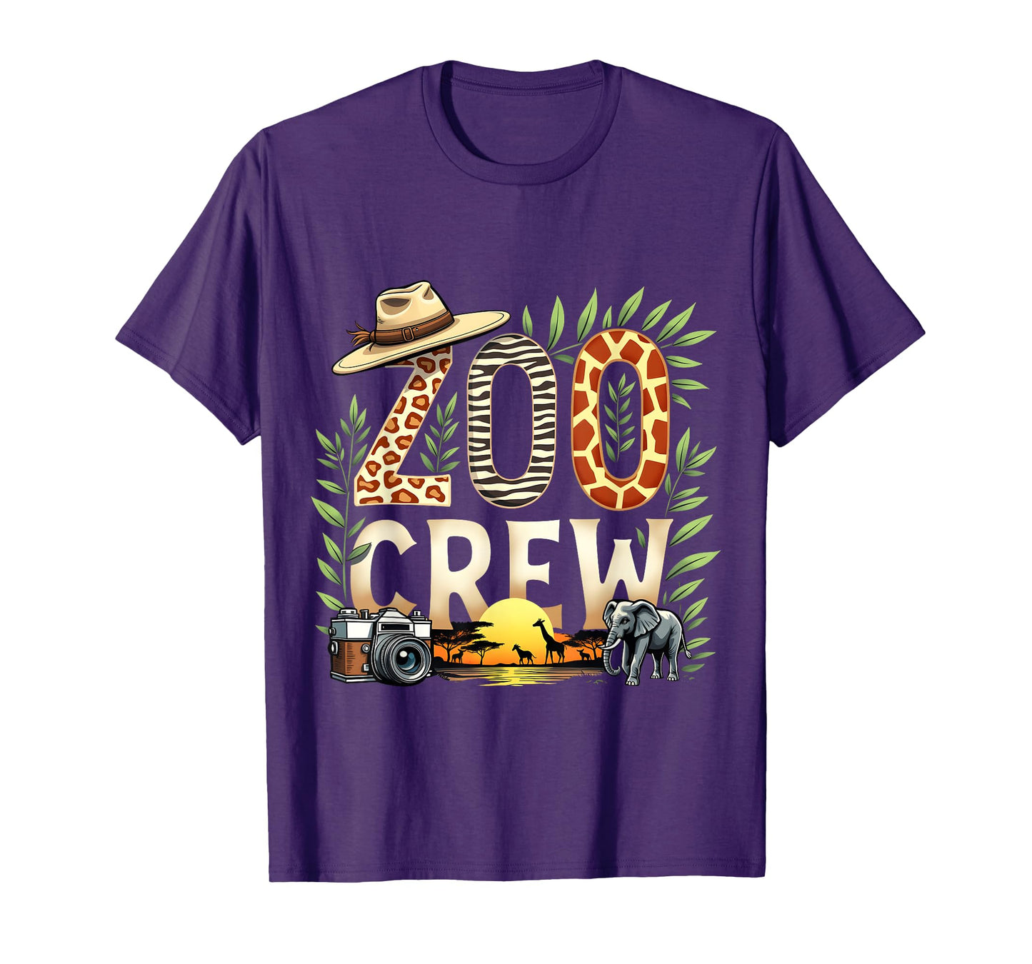 Zoo Crew Safari Animals Wild Field Trip Wildlife Animal T-Shirt