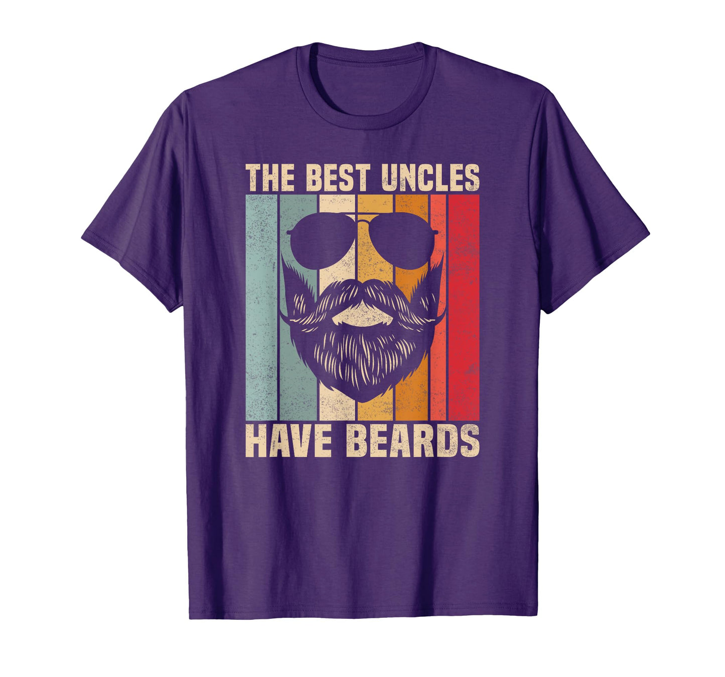 Funny Retro Vintage The Best Uncles Have Beards Lovers T-Shirt