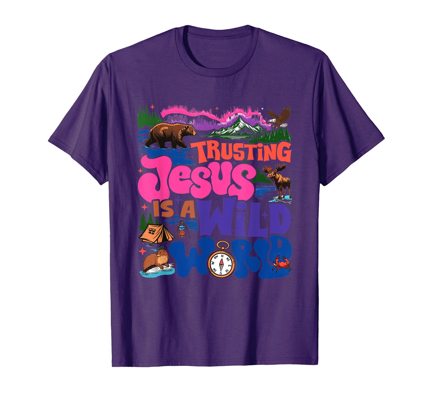 True North VBS 2025 Trusting Jesus Wilderness Christian T-Shirt