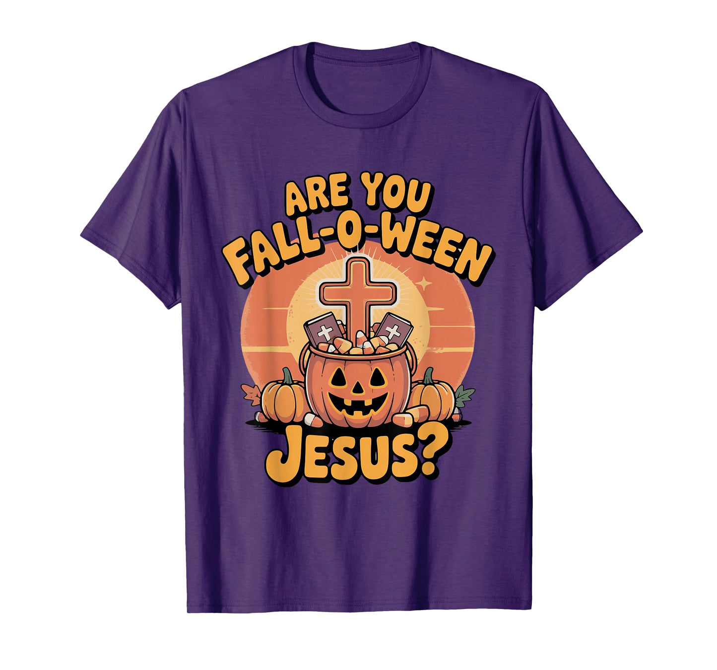 are You Fall Oween Jesus Halloween Christ T-Shirt