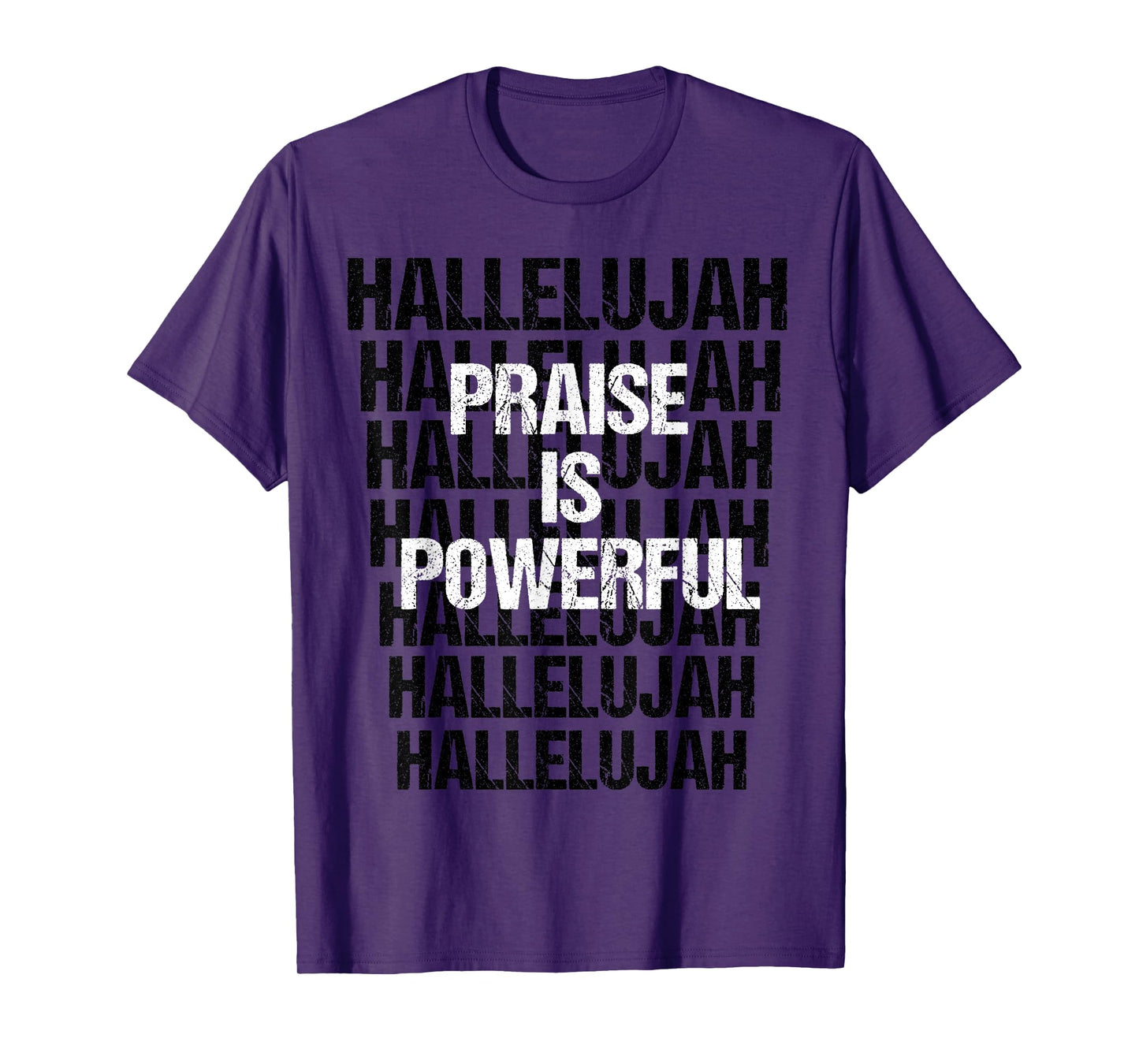 Hallelujah Inspirational Praise And Worship Christian Shirt T-Shirt
