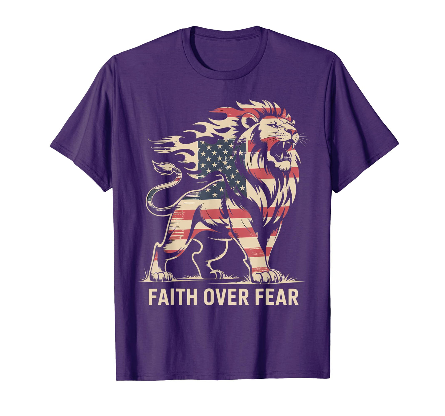 Faith Over Fear Mens T-Shirt