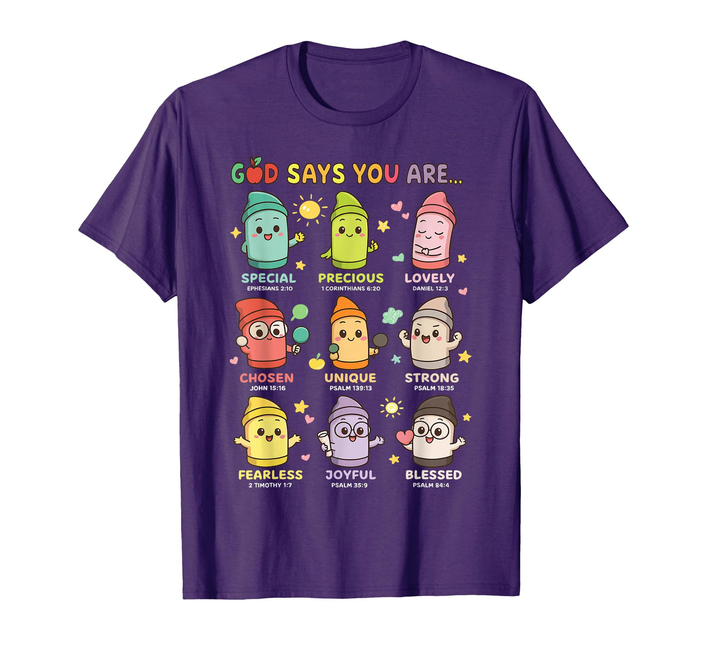 Christian Kindergarten Teacher God Says You are School Women T-Shirt