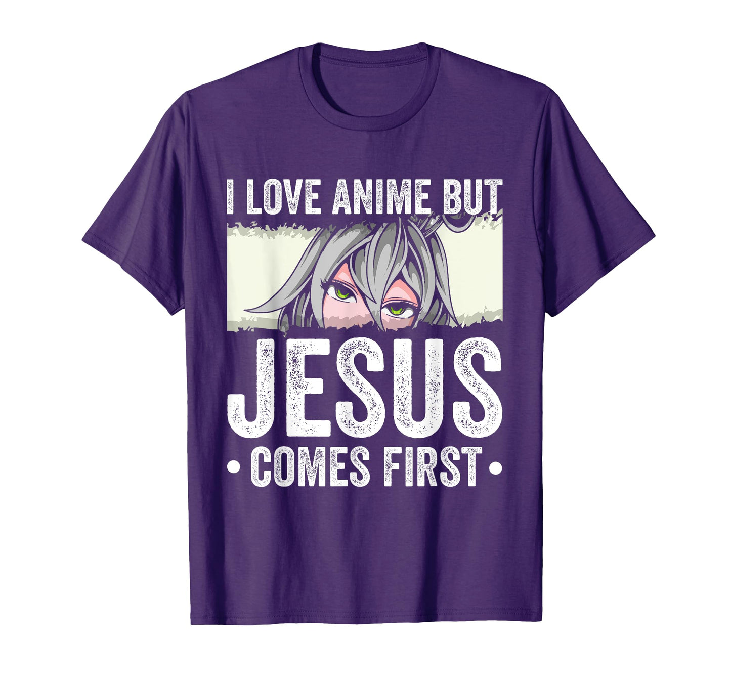 I Love Anime BUT Jesus Comes First Anime Jesus Faith T-Shirt