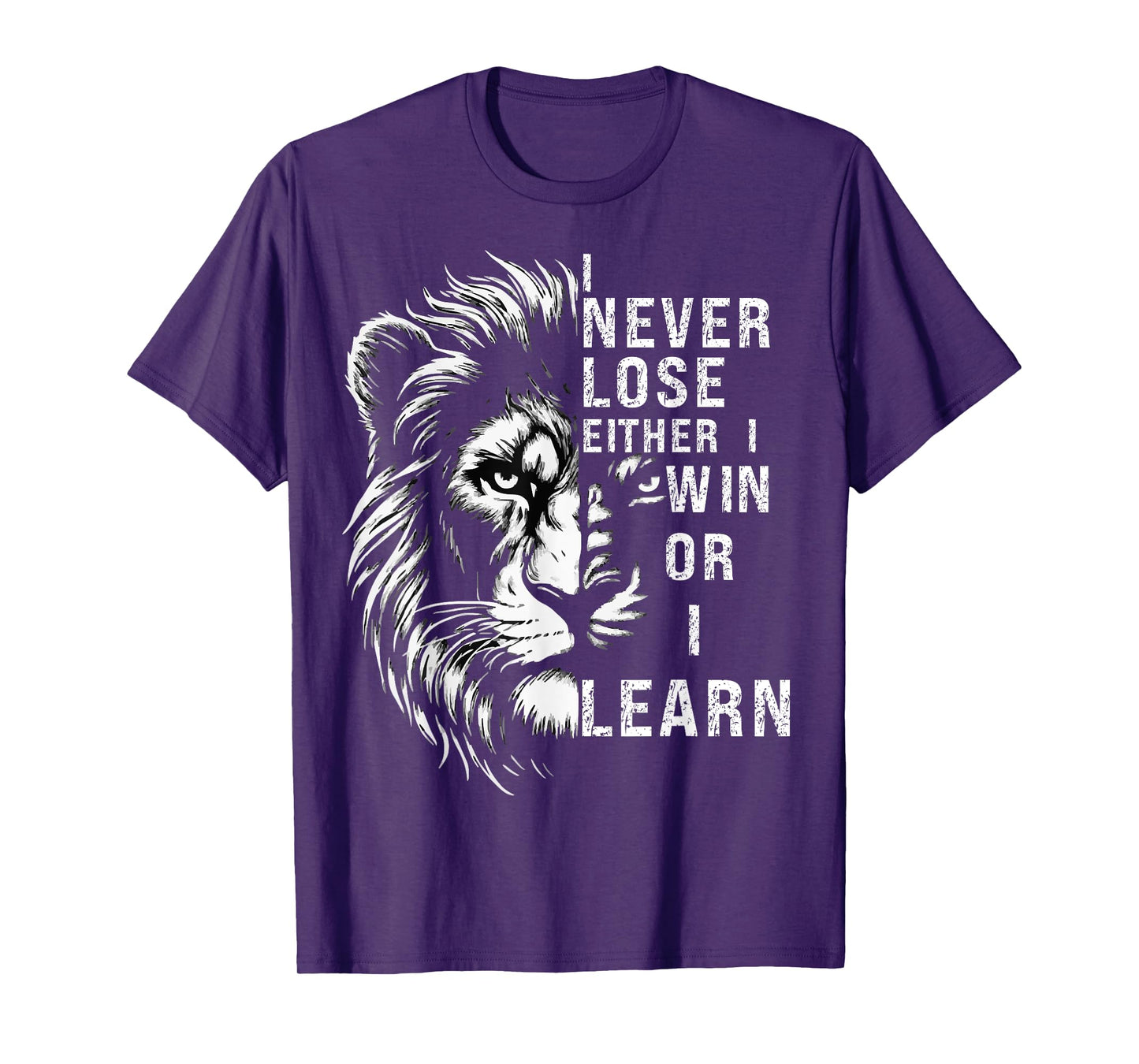 I Never Lose Either I Win Or I Learn, Nelson Mandela Quote T-Shirt