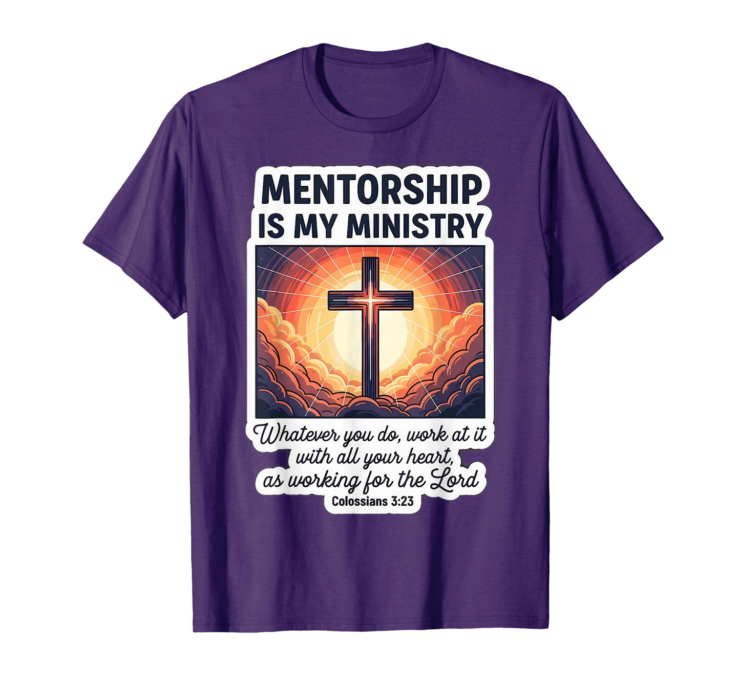 Christian Mentor Mentorship is My Ministry Mentoring Jesus T-Shirt