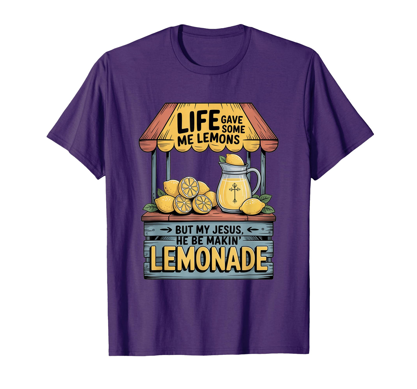 Cute Retro Christian Faith My Jesus he be Makin Lemonade T-Shirt