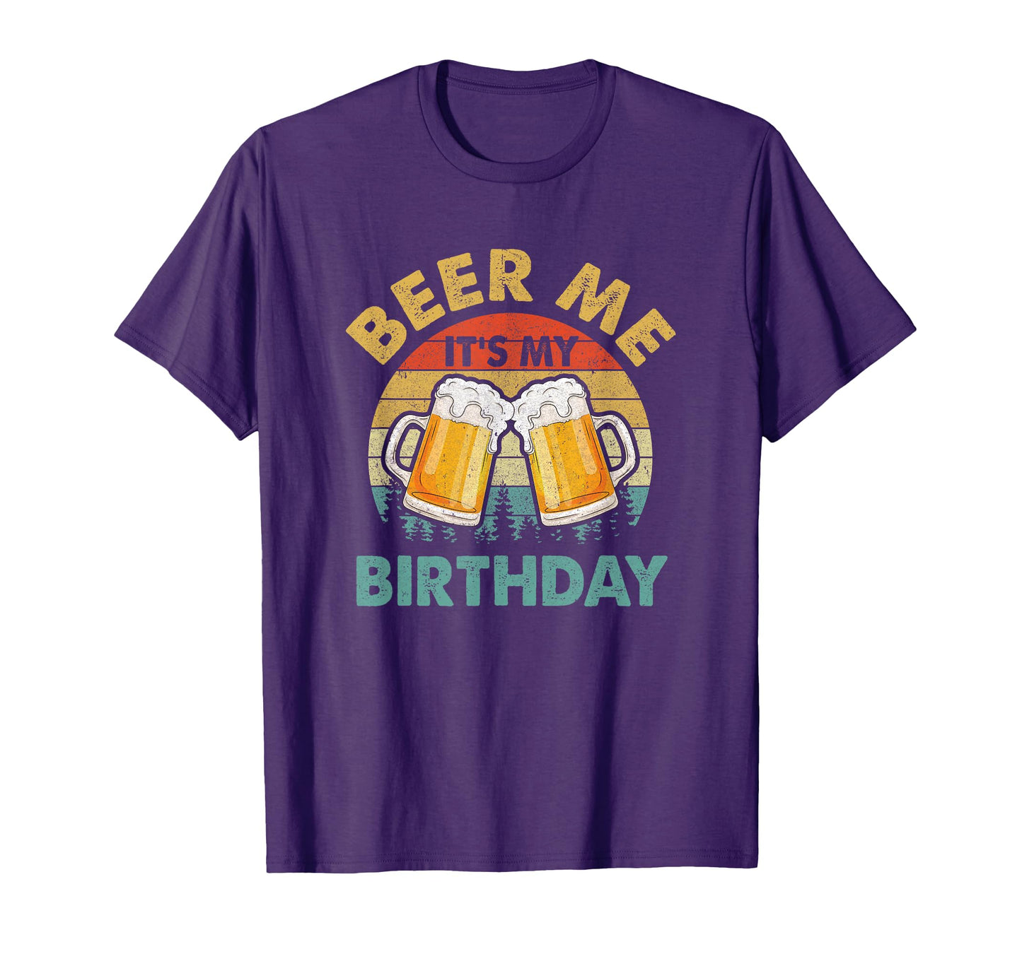 Beer Me It's My Birthday Party Family Matching Group Vintage T-Shirt