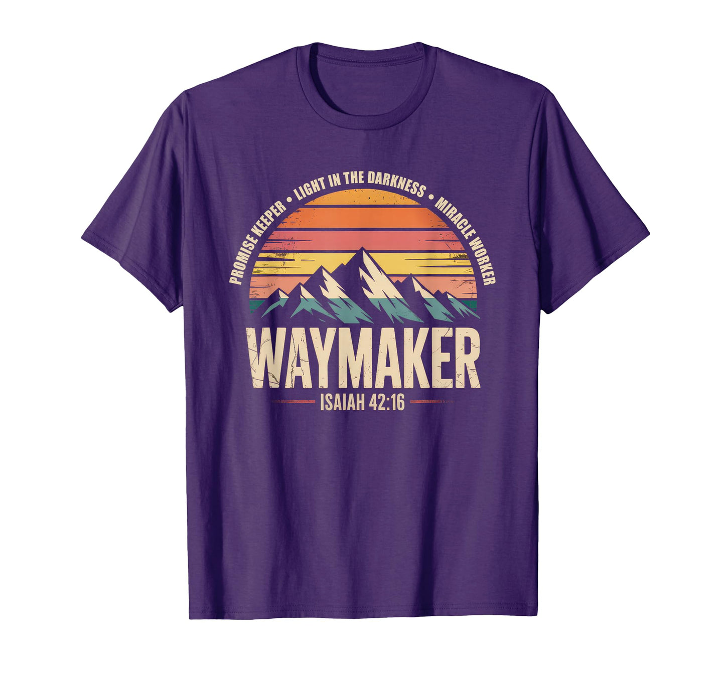 Waymaker Tshirt Promise Keeper Miracle Worker God Christian T-Shirt