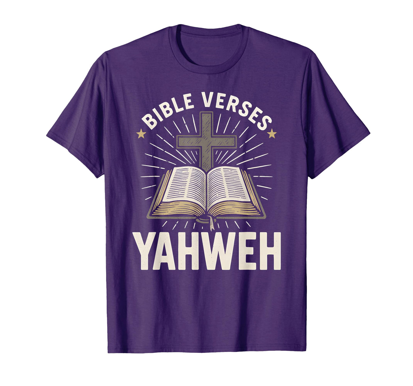 Bible Verse Yahweh Vintage Mens Christian Faith T-Shirt