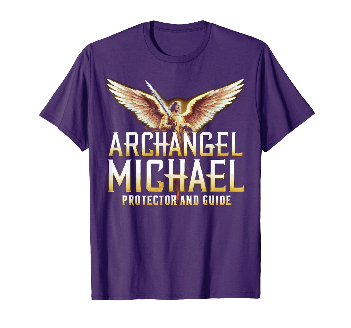 Archangel Michael Catholic Christianity Guardian Angel T-Shirt