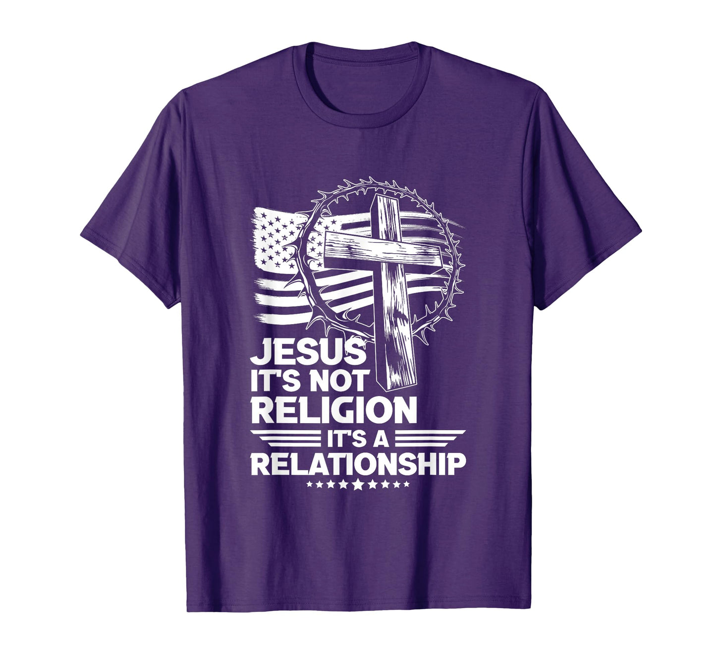 Jesus It's Not Religion It's A Relationship Faith T-Shirt