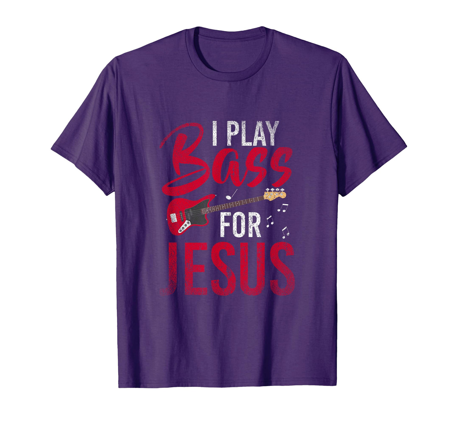 Christian Bassist Bass Player Jesus Bass Guitar T-Shirt