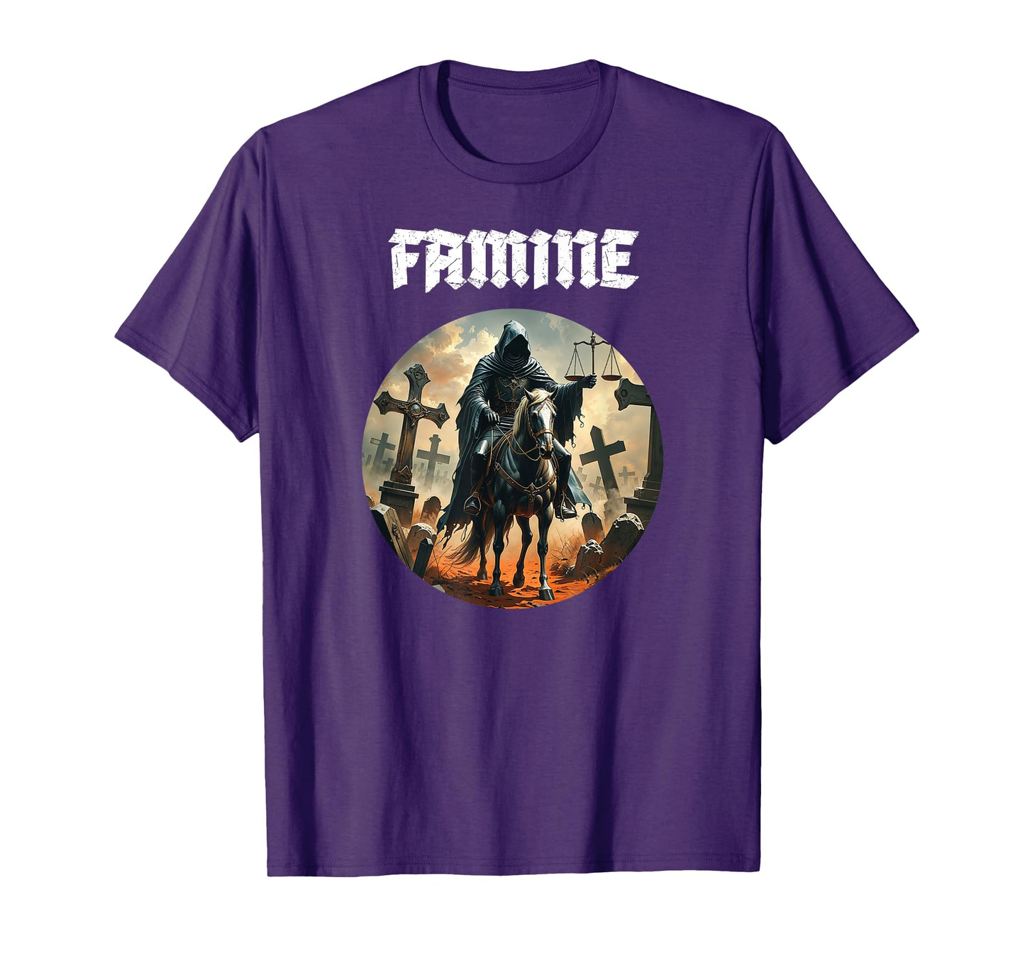 Horseman Of Famine | Four Horsemen | Revelation 6:5 T-Shirt