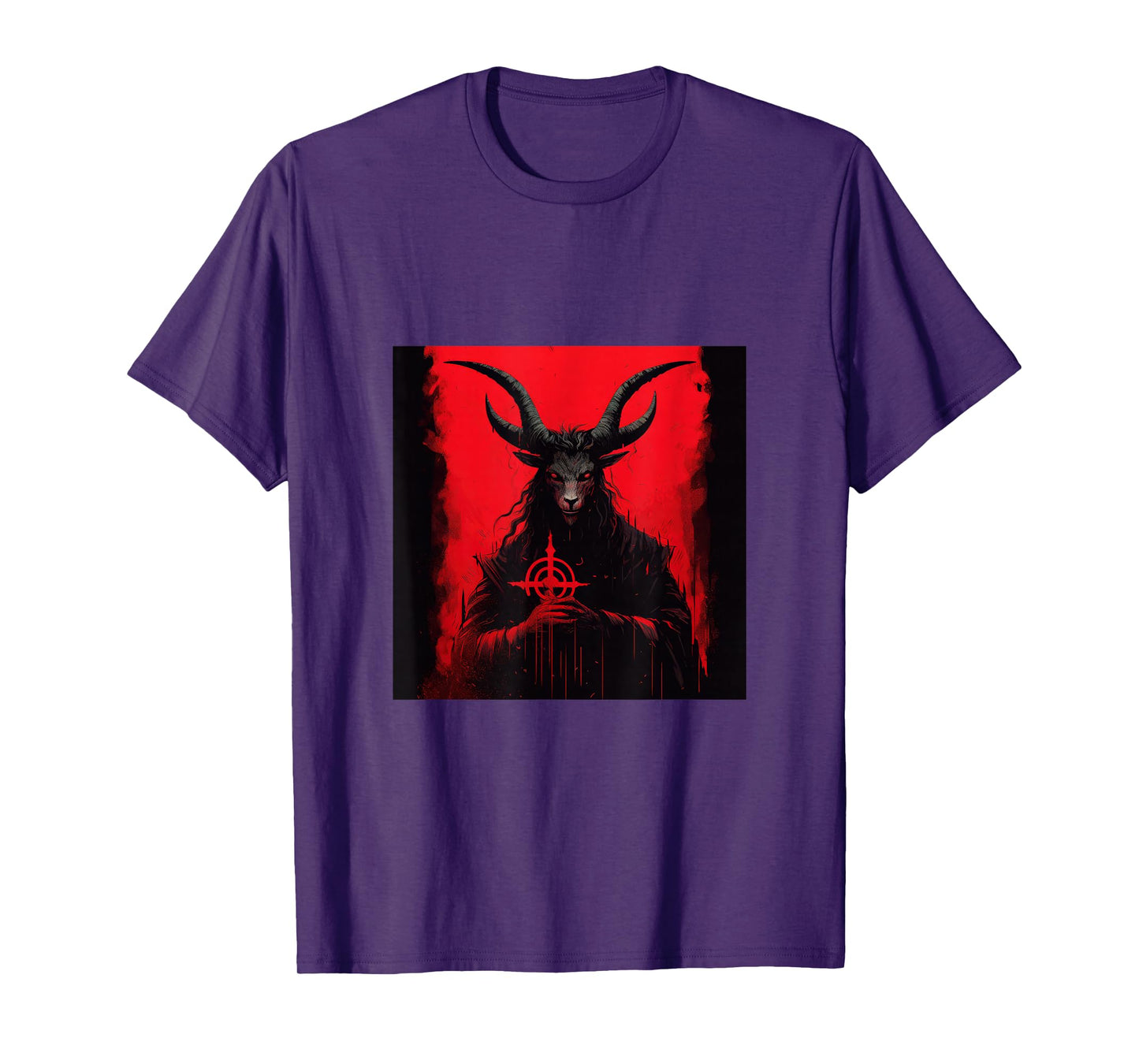Goat AntiChrist Satanism Devil Seal Goth Occult Satan T-Shirt
